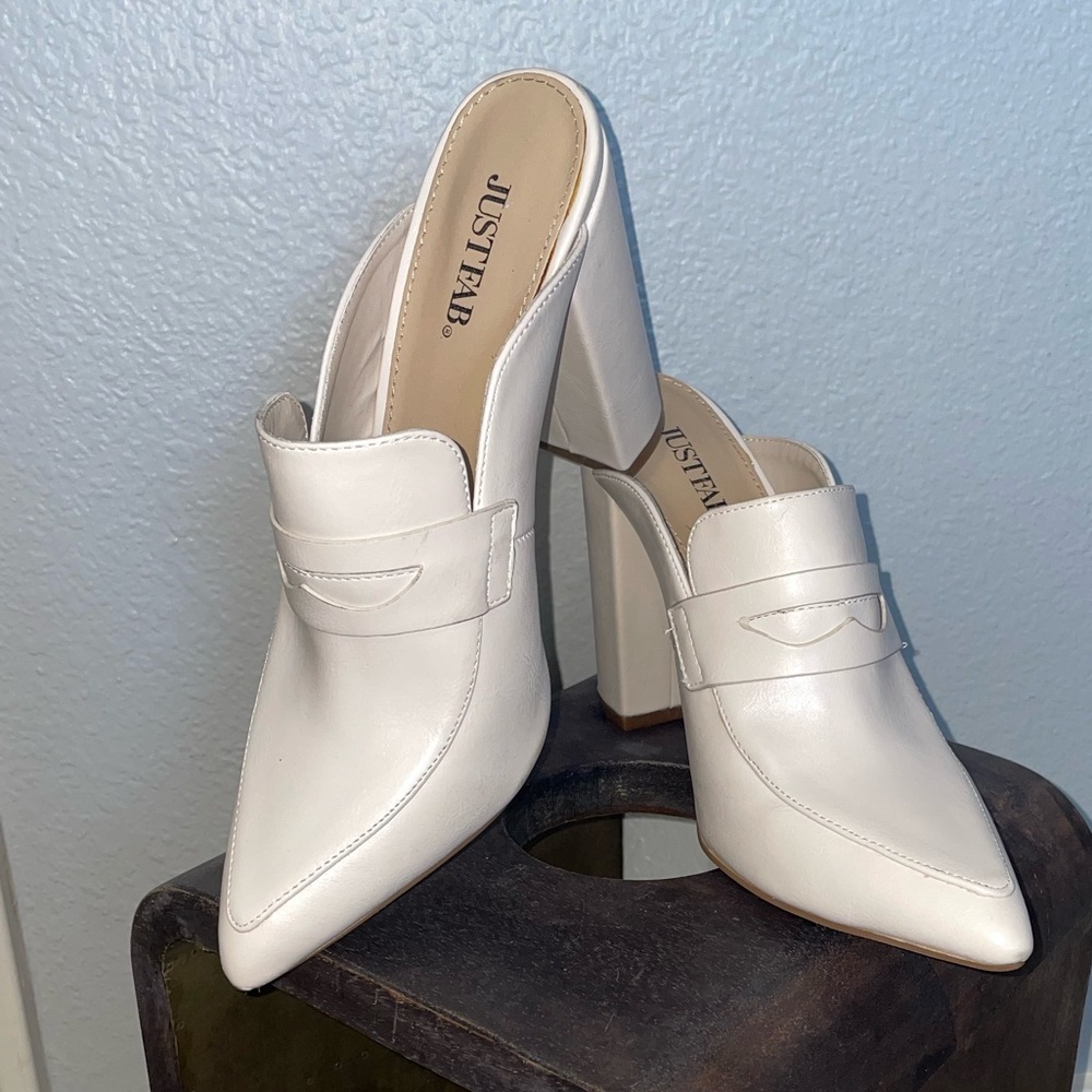 JUSTFAB Slip on heels